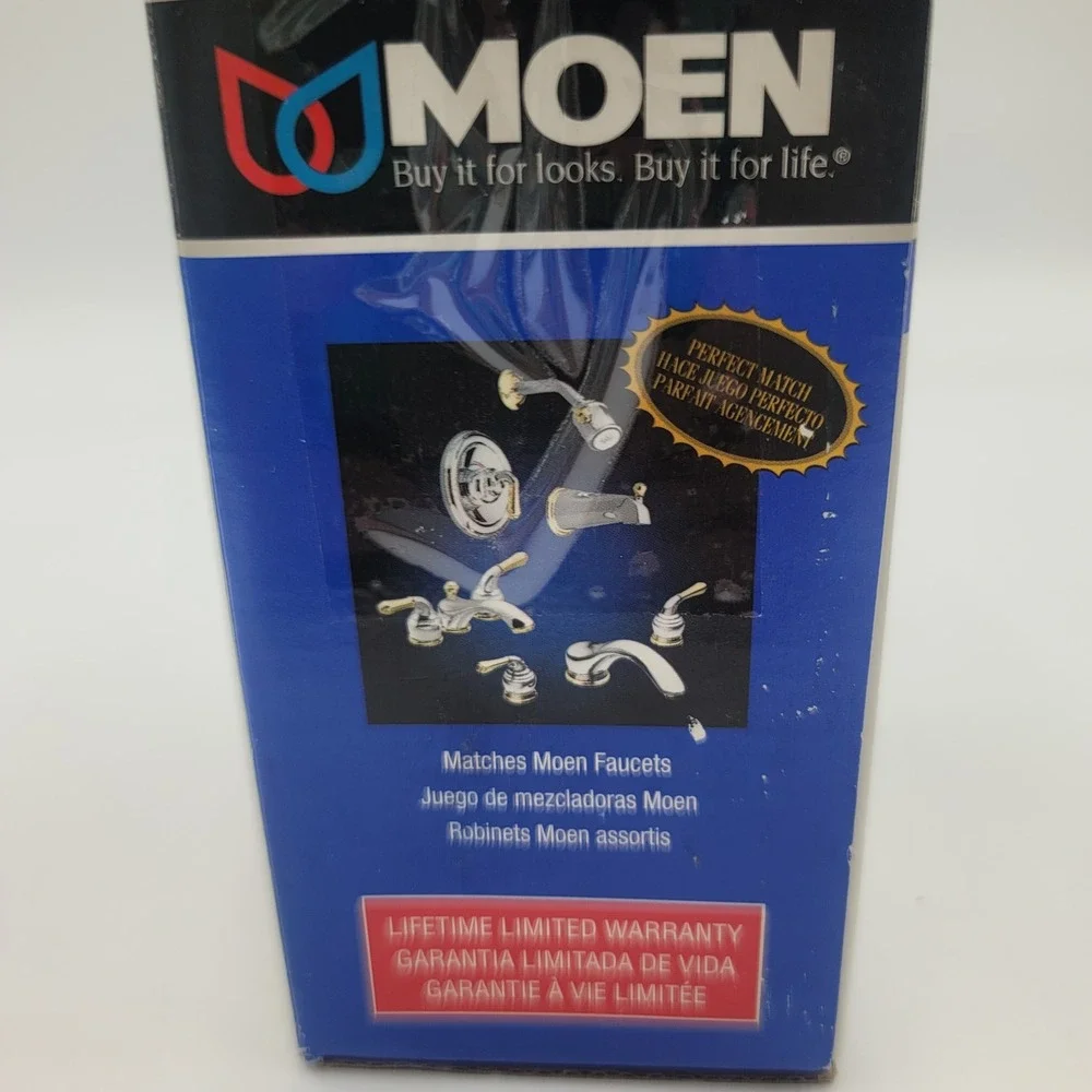 VTG Moen Decorator Robe Hook Chrome and Polished Brass Y4703CP Bathroom Acc. New